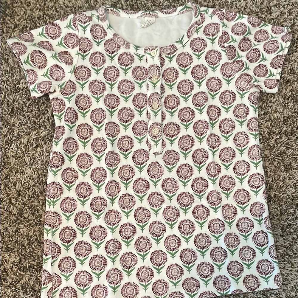 Kate Quinn Women’s Organic Cotton Top - White and Pink - XS